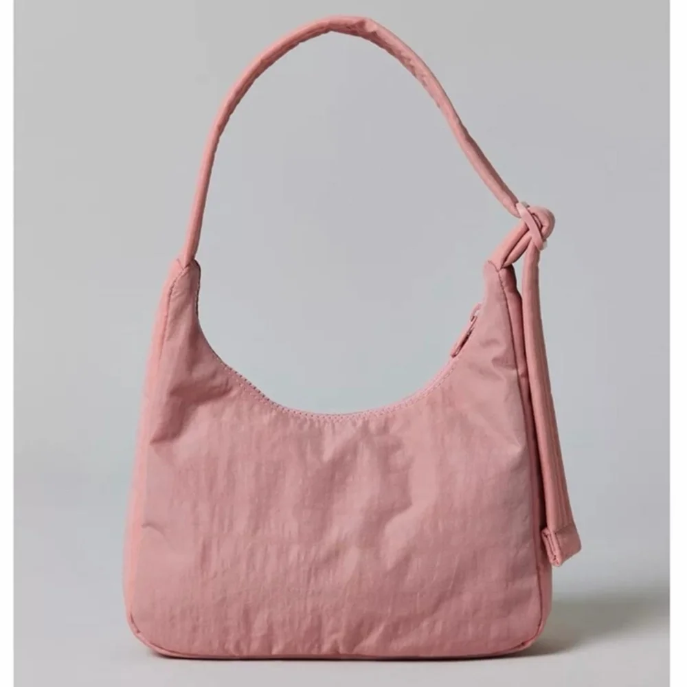 NWT BAGGU EXTRA PINK Mini Nylon Shoulder Bag Extra Pink Mini Nylon Shoulder Bag – Prism Boutique main image 4